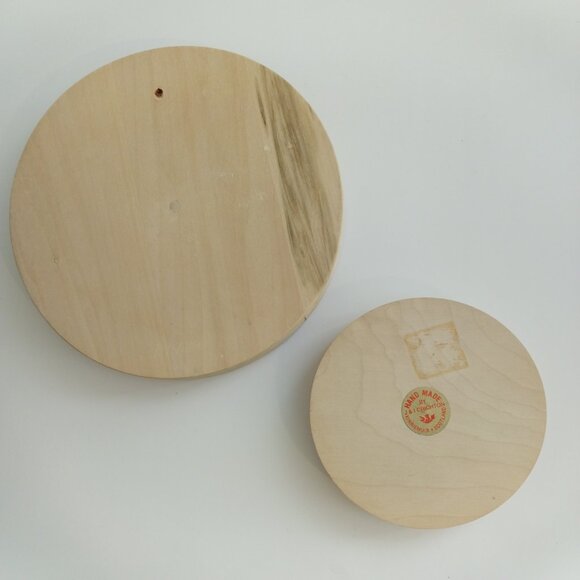 Vintage Handmade J & I Crichton Kirriemuir Scotland Wood Shortbread Cookie Molds - Picture 2 of 11